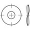 DIN137B Rondelle élastique ondulée Acier à ressort